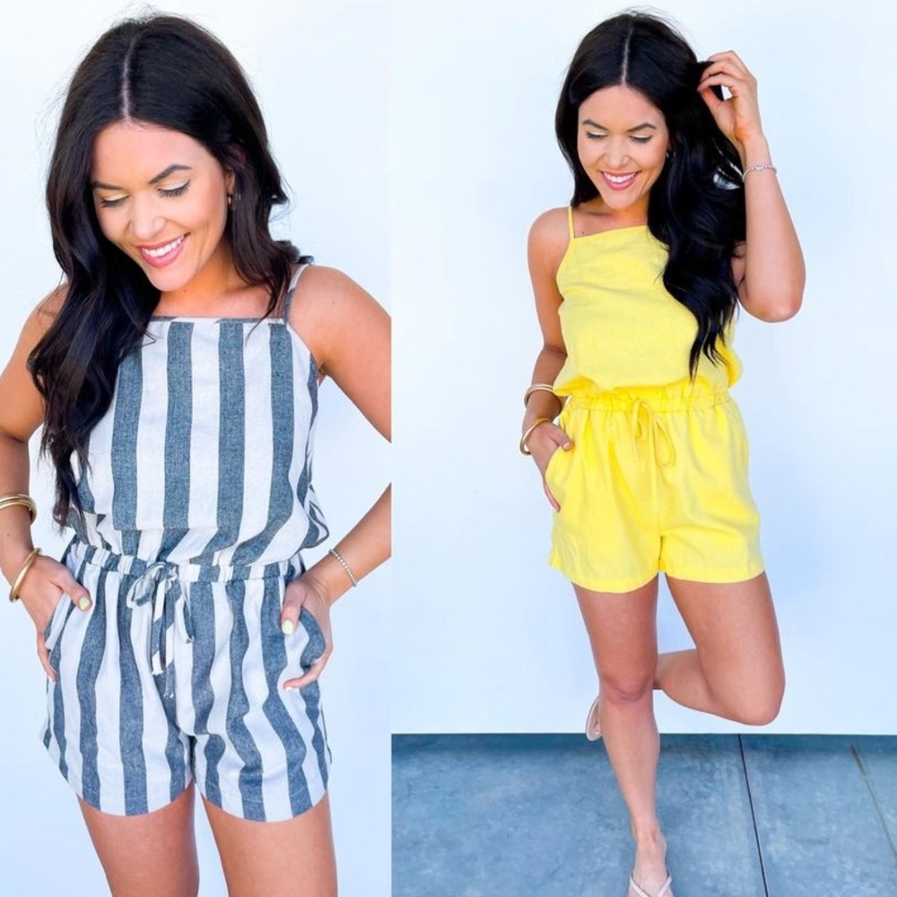 NWT Striped Romper